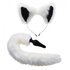 White Fox Buttplug & Haarband Set_