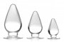 Triple Cones Anaalplug Set van 3 - Transparant_