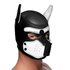 Spike Puppy BDSM Hood - Zwart/Wit_